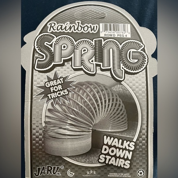 JA-RU Rainbow spring toy. Ages 4+ great for tricks - Picture 2 of 4